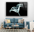 Xray Flowers Tempered Glass Wall Art