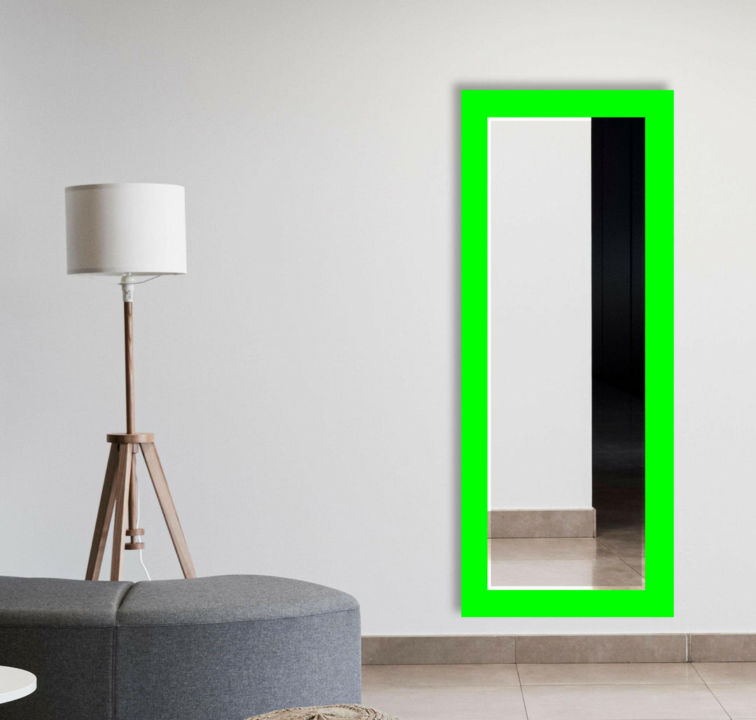 Solid Color Wall Mirrors mirror with frame
