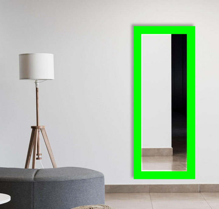 Solid Color Wall Mirrors mirror with frame

