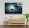 Palm Tree Tropical Tempered Glass Wall Art