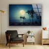 Palm Tree Tropical Tempered Glass Wall Art