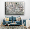 Leaves Decor Tempered Glass Wall Art