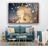 Modern Sculpture Tempered Glass Wall Art