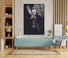 Smoking Joker Tempered Glass Wall Art