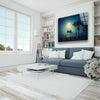 Palm Tree Tropical Tempered Glass Wall Art