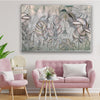Leaves Decor Tempered Glass Wall Art