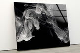 Black Smoke Tempered Glass Wall Art