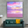 Pink Sky Tempered Glass Wall Art
