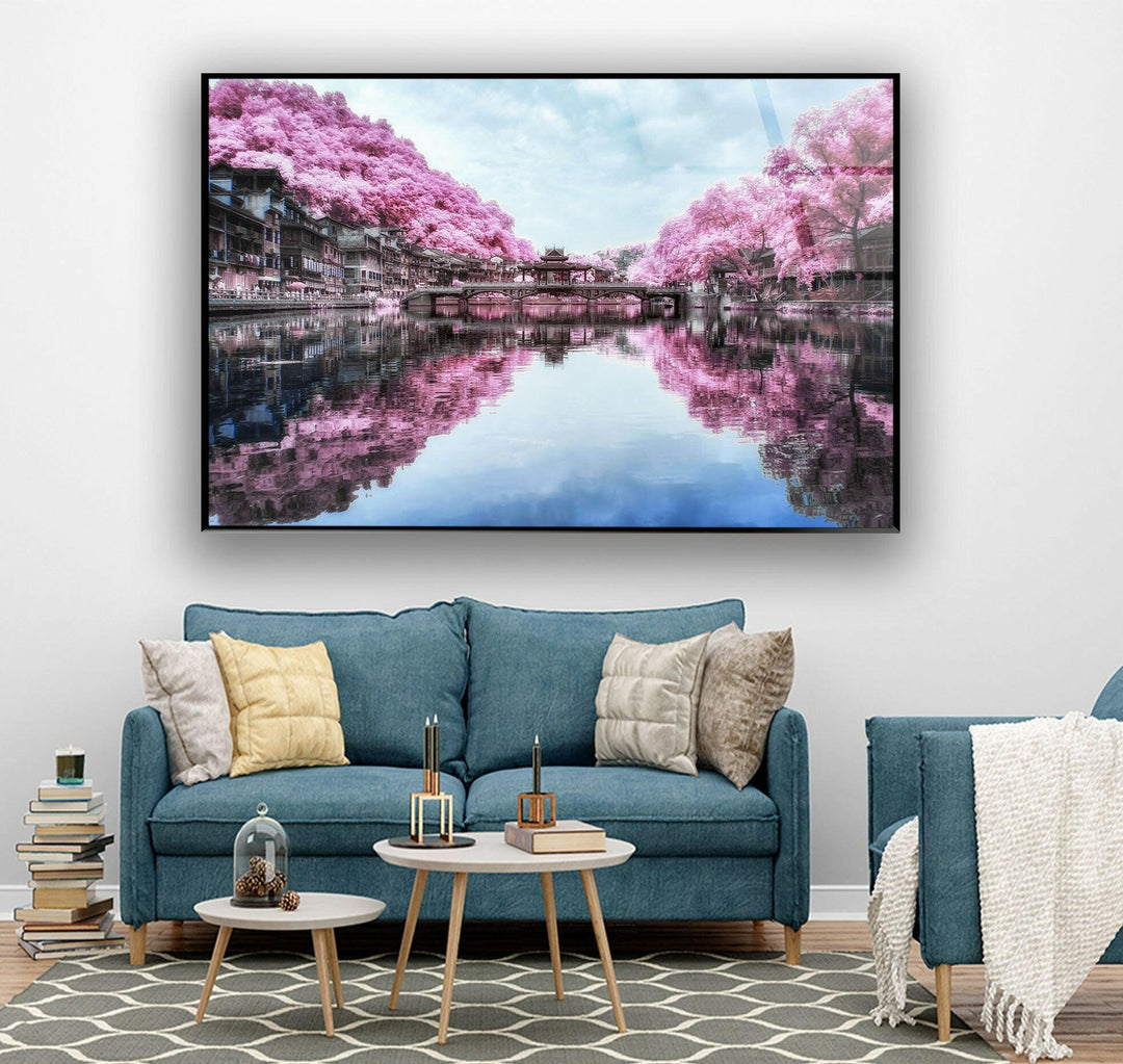 Landscape art prints featuring serene countryside, majestic mountains, and peaceful waterways for nature lovers







