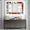 Stained Tempered Glass Wall Mirror