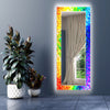 Stained Tempered Glass Wall Mirror