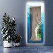 Abstract Tempered Glass Wall Mirror