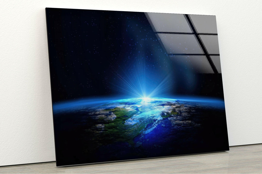Planet Earth Glass Wall Art, art glass wall art, glass wall art pictures