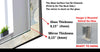 Abstract Tempered Glass Wall Mirror