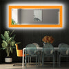 Solid Color Tempered Glass Wall Mirror