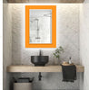 Solid Color Tempered Glass Wall Mirror