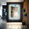 Mosaic Tempered Glass Wall Mirror