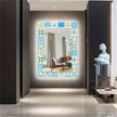 Mosaic Tempered Glass Wall Mirror