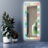 Mosaic Tempered Glass Wall Mirror