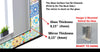 Mosaic Tempered Glass Wall Mirror