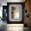 Mosaic Tempered Glass Wall Mirror