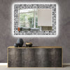 Mosaic Tempered Glass Wall Mirror