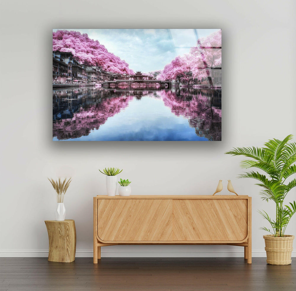 Large landscape wall art perfect for creating a focal point in any room with its grandeur and detail

