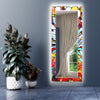 Stained Tempered Glass Wall Mirror