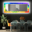 Stained Tempered Glass Wall Mirror