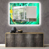 Stained Tempered Glass Wall Mirror