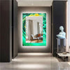 Stained Tempered Glass Wall Mirror