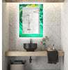 Stained Tempered Glass Wall Mirror