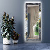 Abstract Tempered Glass Wall Mirror