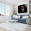 Mexican Skull Tempered Glass Wall Art