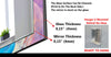 Abstract Tempered Glass Wall Mirror