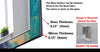 Abstract Tempered Glass Wall Mirror