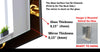 Abstract Tempered Glass Wall Mirror