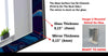 Abstract Tempered Glass Wall Mirror