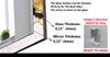 Abstract Tempered Glass Wall Mirror