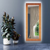 Wood Pattern Tempered Glass Wall Mirror