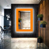 Solid Color Tempered Glass Wall Mirror