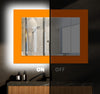 Solid Color Tempered Glass Wall Mirror