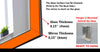 Solid Color Tempered Glass Wall Mirror