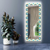 Mosaic Tempered Glass Wall Mirror