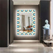 Mosaic Tempered Glass Wall Mirror