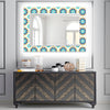 Mosaic Tempered Glass Wall Mirror