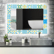 Mosaic Tempered Glass Wall Mirror