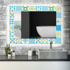 Mosaic Tempered Glass Wall Mirror