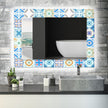Mosaic Tempered Glass Wall Mirror