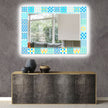 Mosaic Tempered Glass Wall Mirror